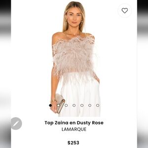 Lamarque zania top on dusty rose